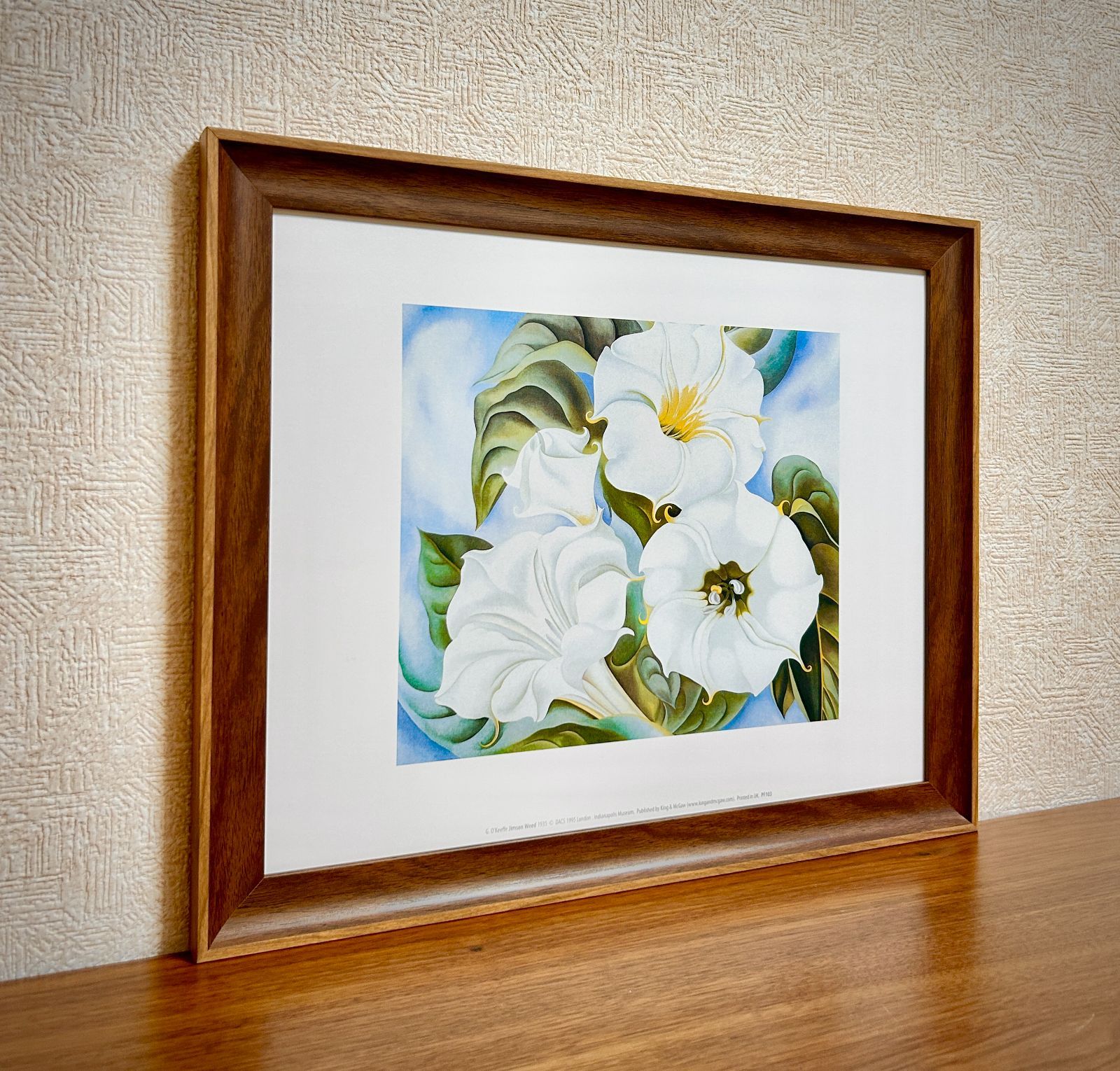 新品☆額縁付アートポスター☆ジョージア・オキーフ☆O'Keeffe