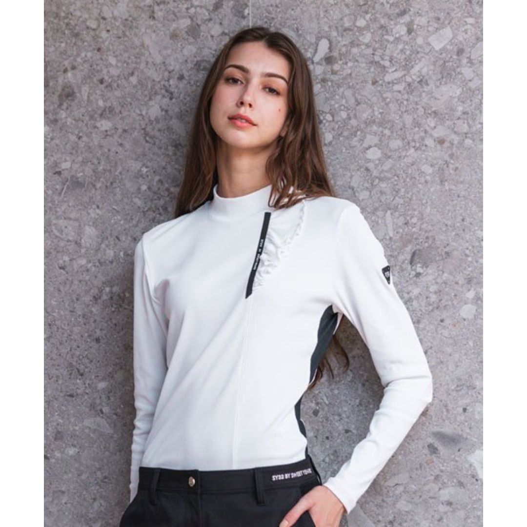 sy32 レディース ウェア モックネック ホワイト 40%OFF レディース