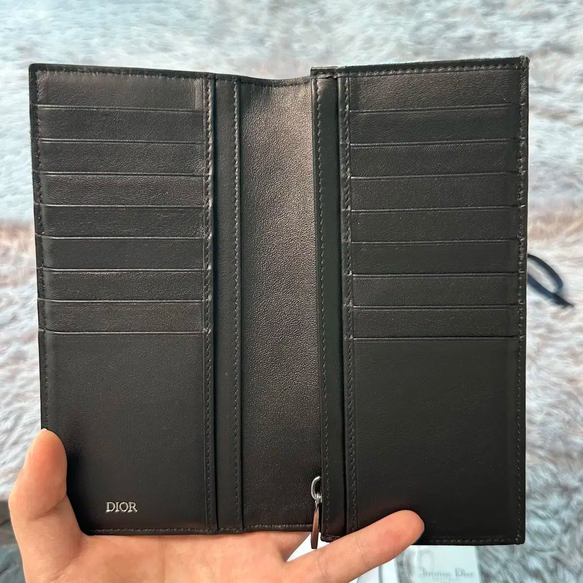 付属品完備 Dior(ディオール) オブリーク 長財布 - メルカリ