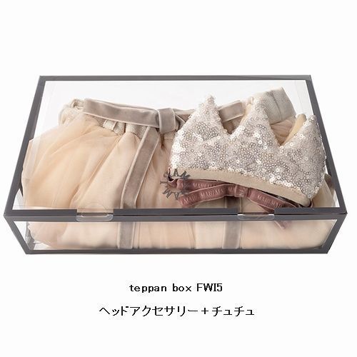 MARLMARL マールマール teppan box ギフトセット ヘッドアクセサリー＋チュチュ FWI5 2色 新生児-6歳|ONEサイズ 対象外