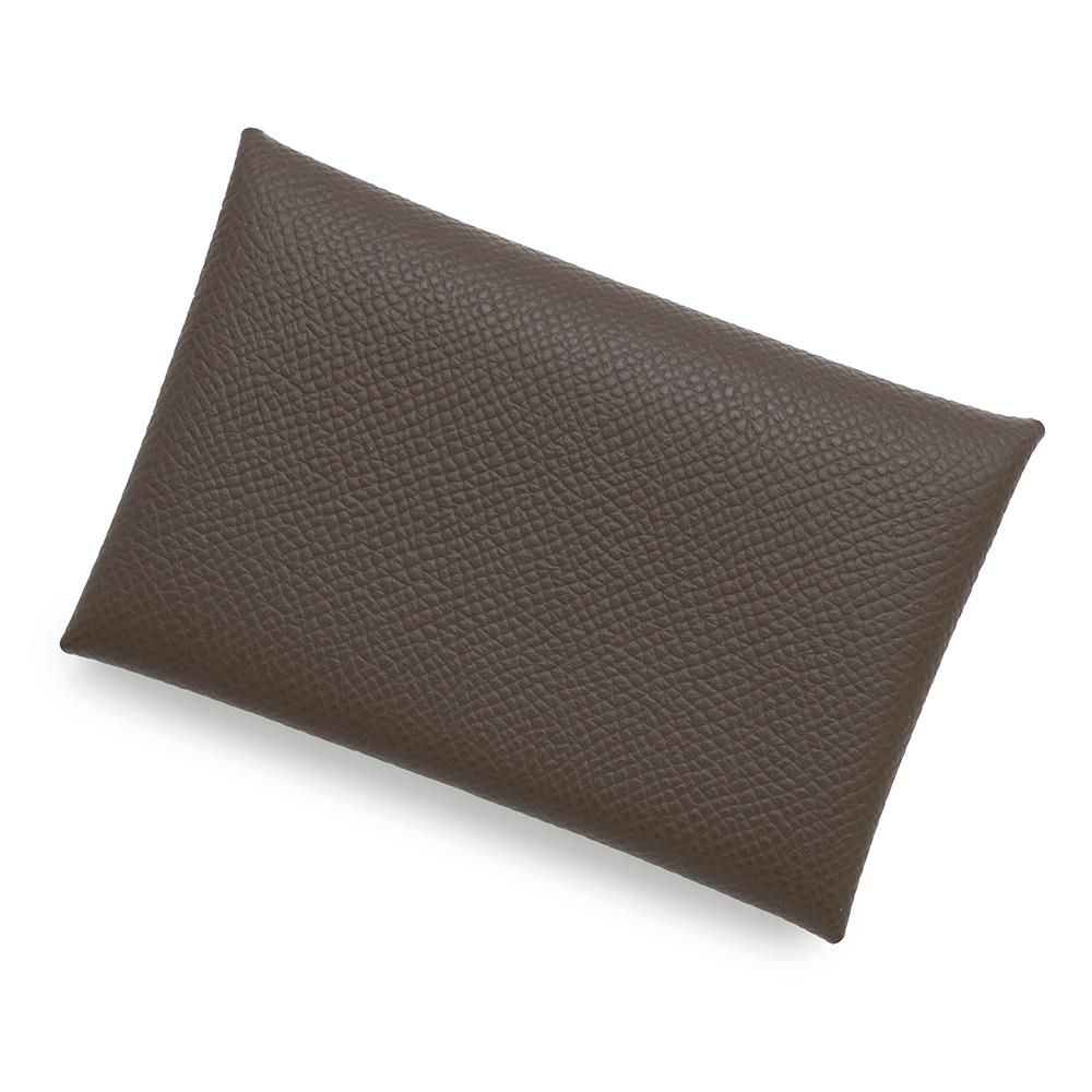 エルメス カードケース カルヴィ エコルセ|シルバー金具 エプソン B刻印 HERMES 財布