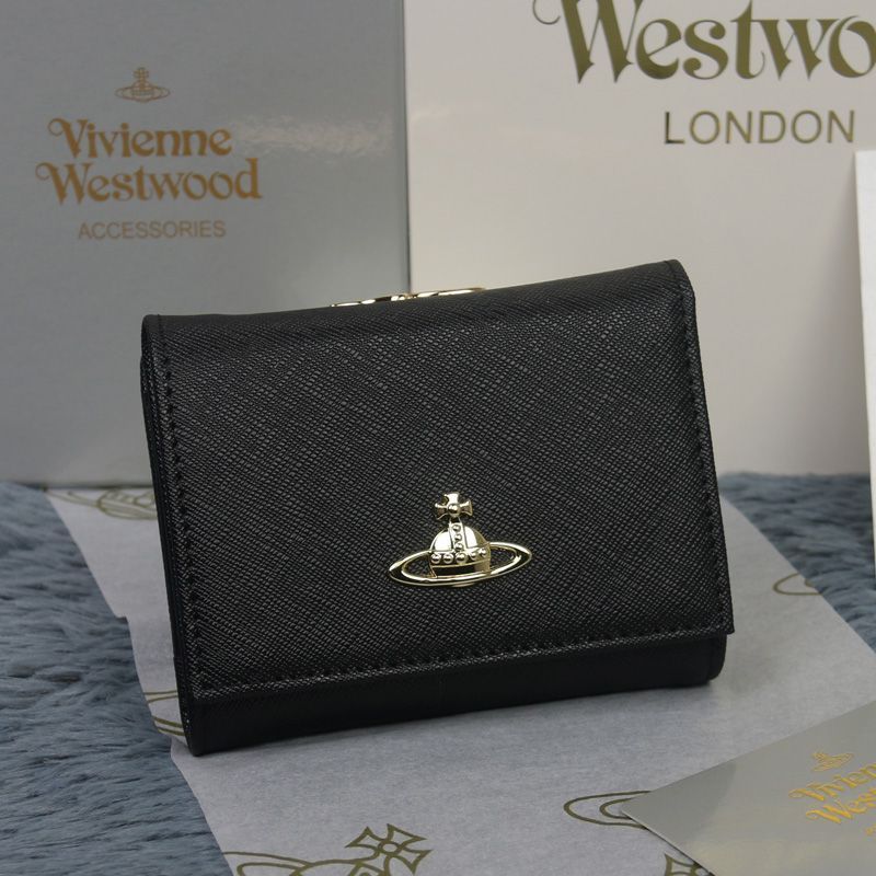 Vivienne Westwood正規品/送料関税込み エンボス カード財布 Vivienne Westwood ヴィヴィアンウエストウッド 財布 三つ折り
