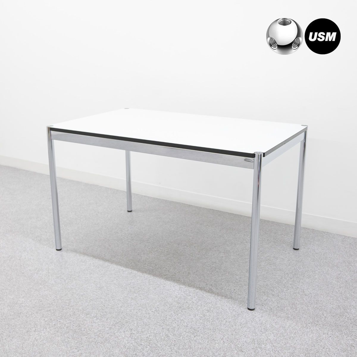 USM Haller USM ハラー オフィス テーブル デスク ミーティング ラミネート ホワイト 定価15万 9