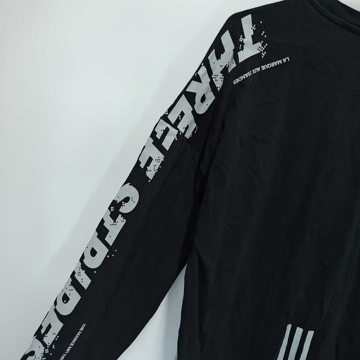 アディダス ワード ルーズ 長袖TEE スポーツウェア ロンT Lブラック  GN0761 メンズ ADIDAS