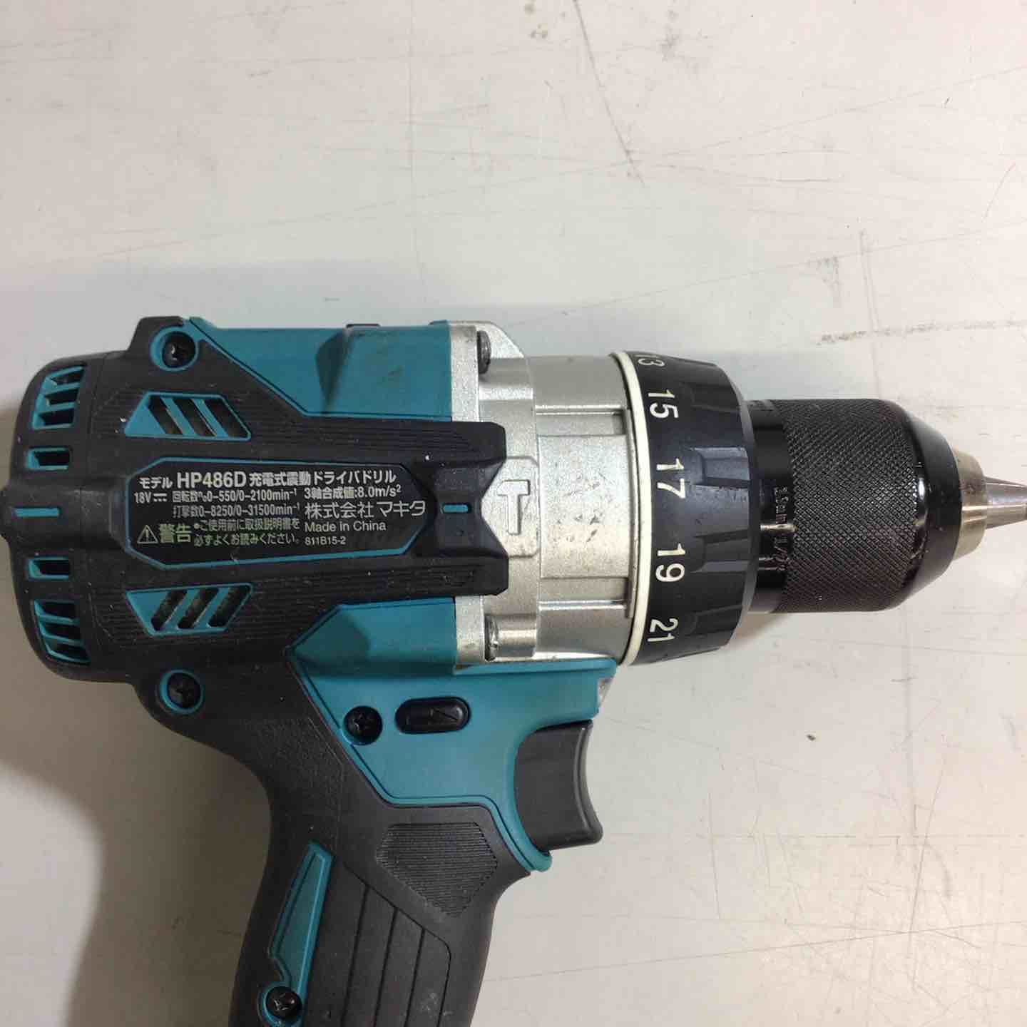 中古品】☆マキタ(makita) 18V コードレス振動ドリルドライバー 