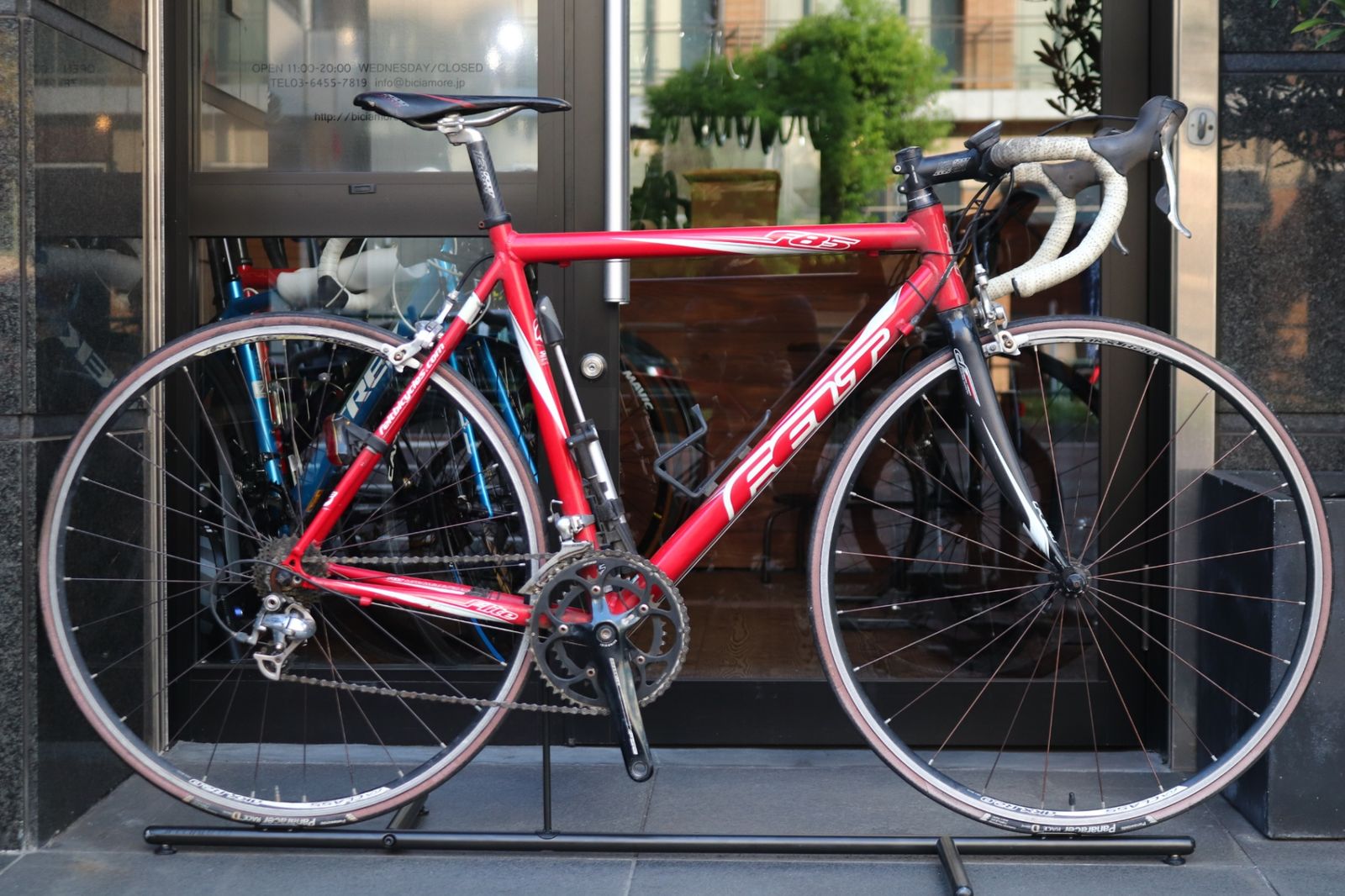 フレーム＆パーツ付き FELT 30 ロードバイク 赤 510mm フレーム