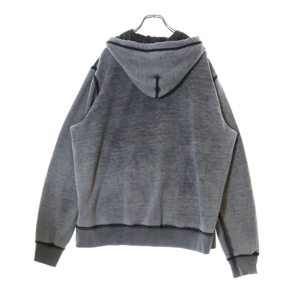 DIESEL (ディーゼル) S-GINN-HOOD-ZIP-L1 ロゴプリント ジップ