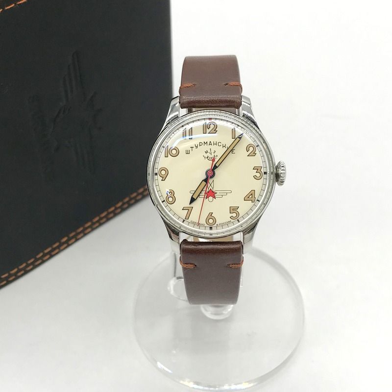 STURMANSKIE 腕時計 美品 0996/2000 ウォッチ 時計 手巻き 復刻モデル アナログ カジュアル シュトゥルマンスキー 服飾小物 B11128