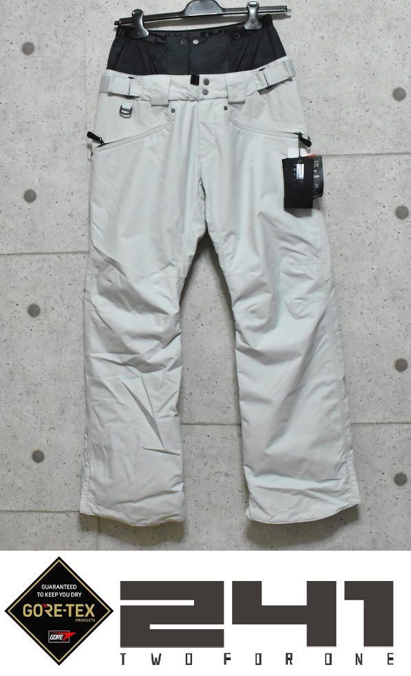 241 GORE-TEX ブラック スノーボードパンツ TWO FOR ONE 241 GORE-TEX