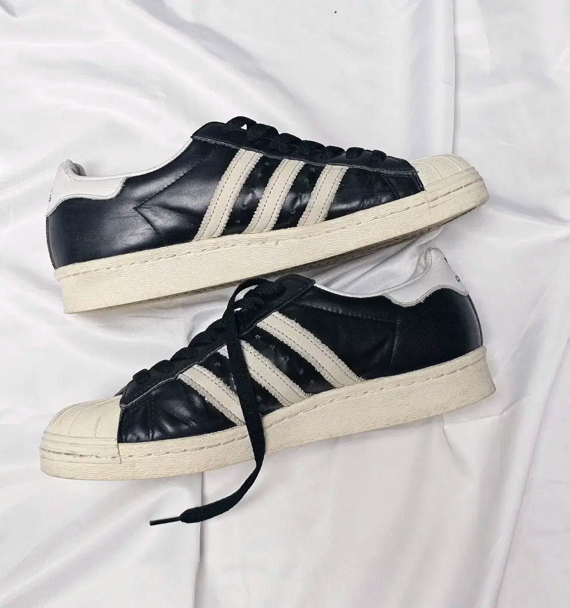 adidas(アディダス) スーパースター 80s ブラック ホワイト 250