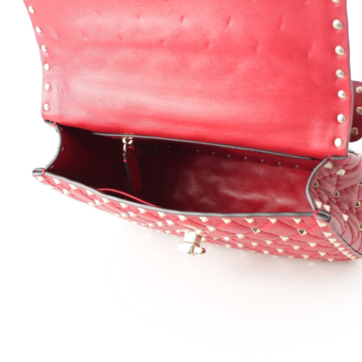 VALENTINO ショルダーバッグ MW0B0122 VALENTINO - ヴァレンティノ レザー ロックスタッズ スパイク