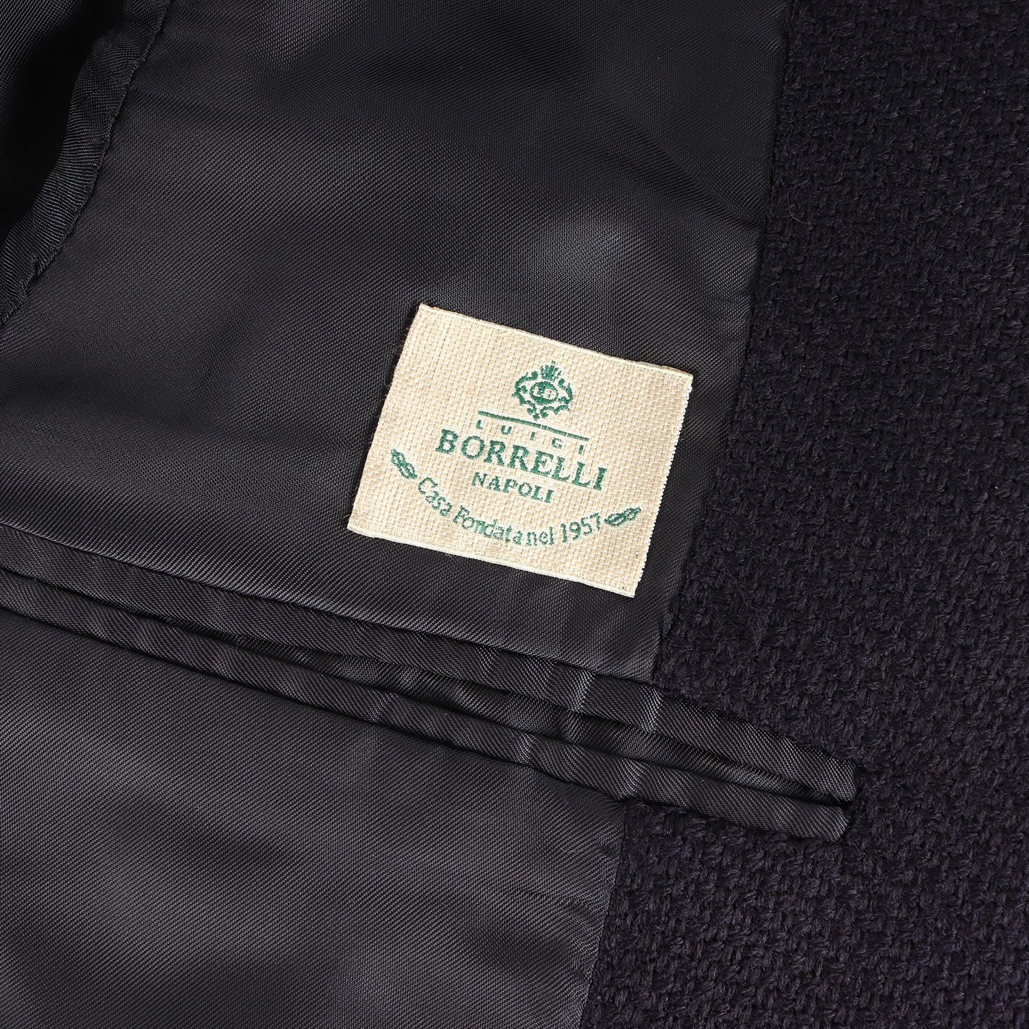 LUIGI BORRELLI ルイジ ボレッリ ジャケット ネイビー 紺 サイズ:50