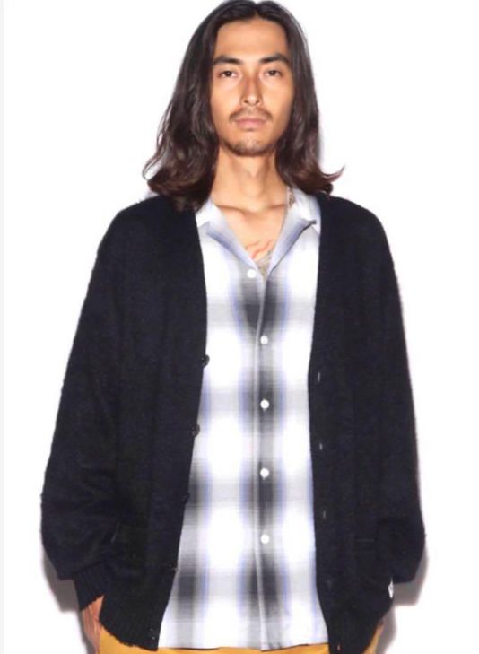 三沢併売】WACKO MARIA ワコマリア モヘアカーディガン size XL