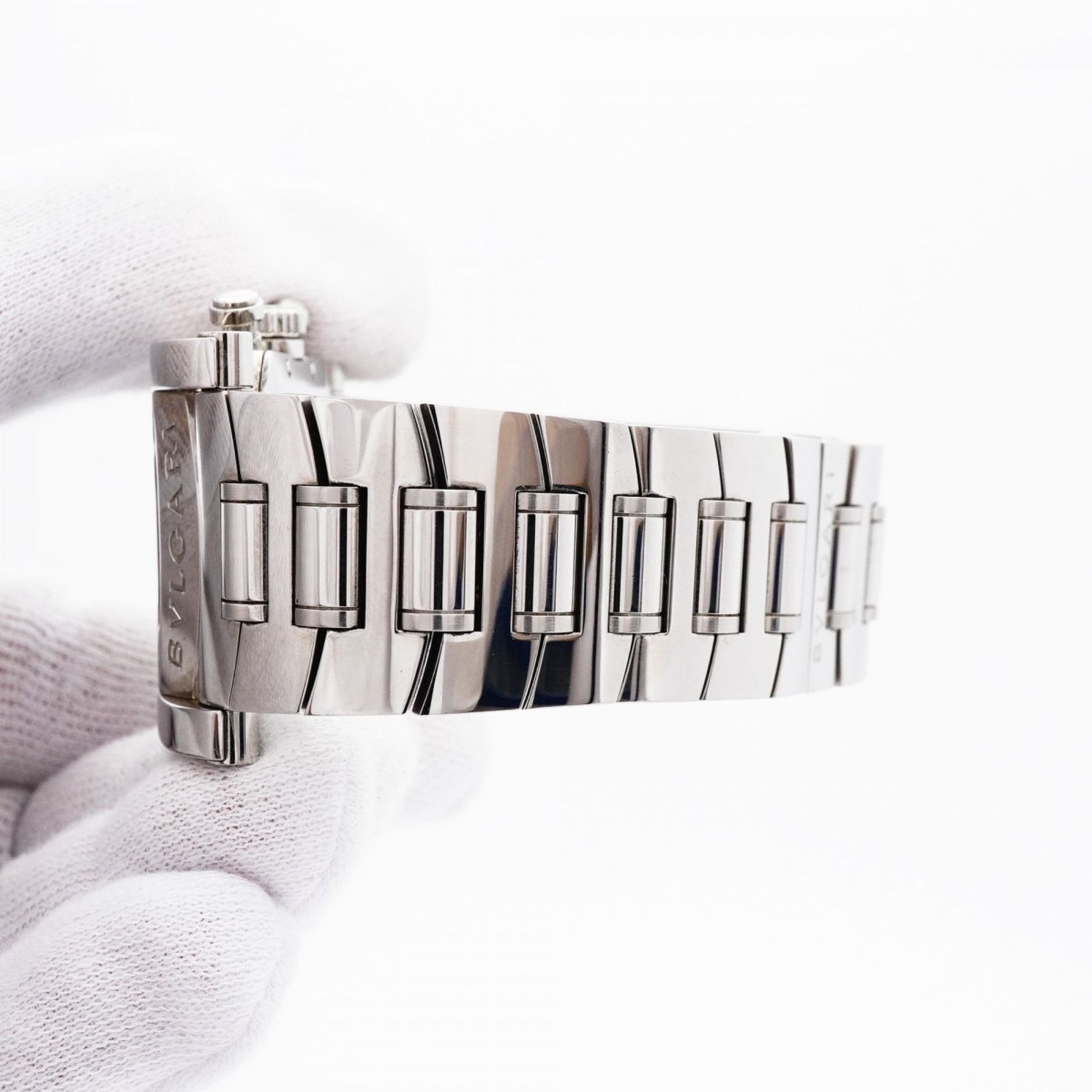 ネイビー文字盤腕時計 メンズ