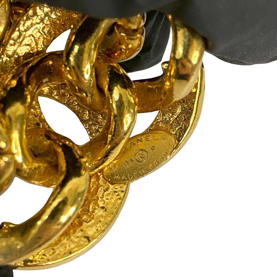 コメあり 94P CHANEL シャネル ココマーク モチーフ GP チェーン ブレスレット バングル ゴールド 102-9