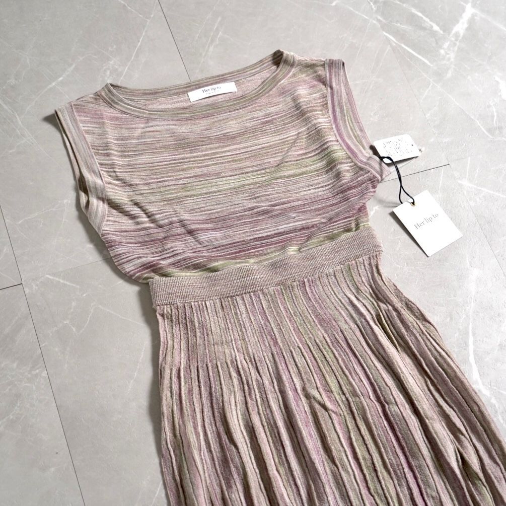 新品 herlipto Water Lily Garden Knit Dress-