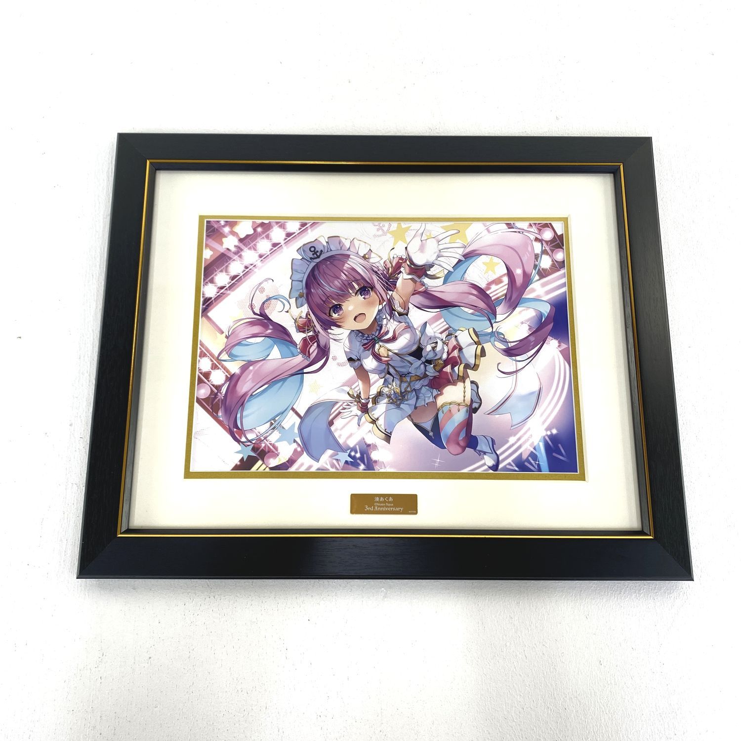 ☆加古川物流】【中古品】湊あくあ 3rd Anniversary 複製原画