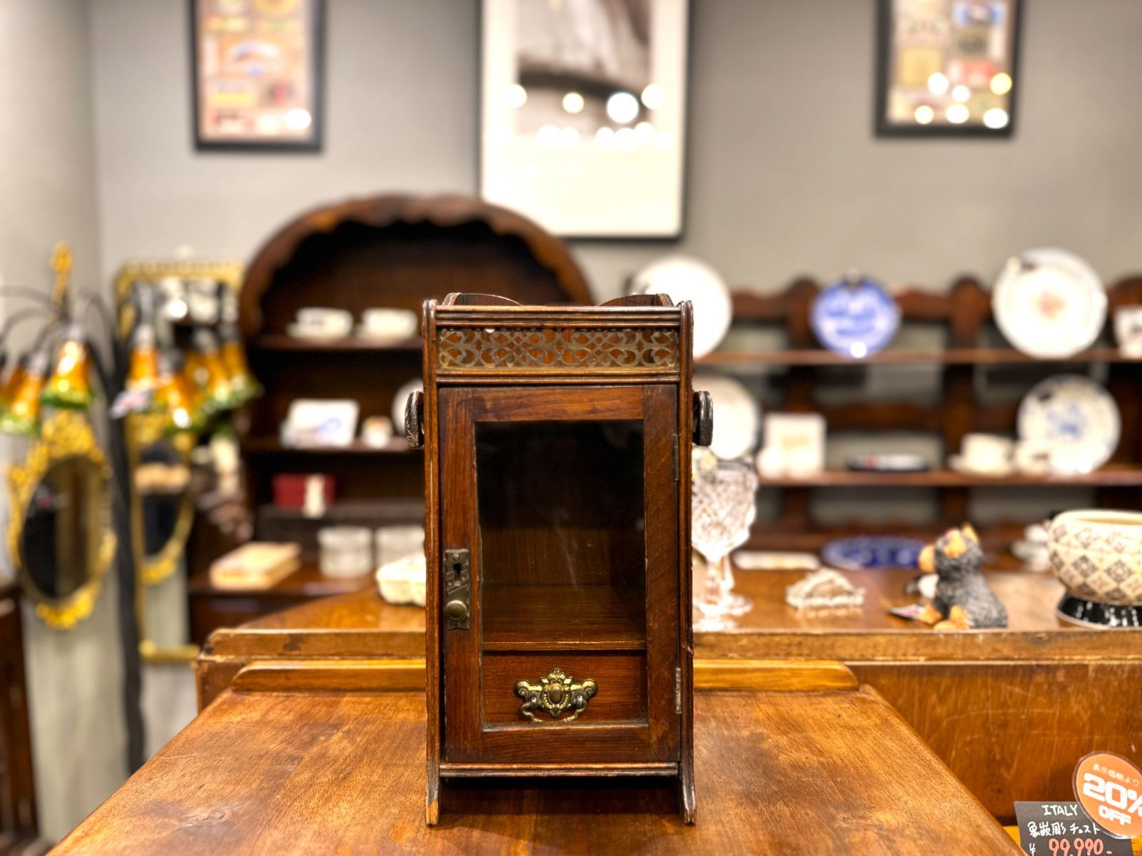 1930年代頃イギリス製の古いスモーカーズ・スタンド Victorian Smokers Stand as594a594 - Antiques Atlas