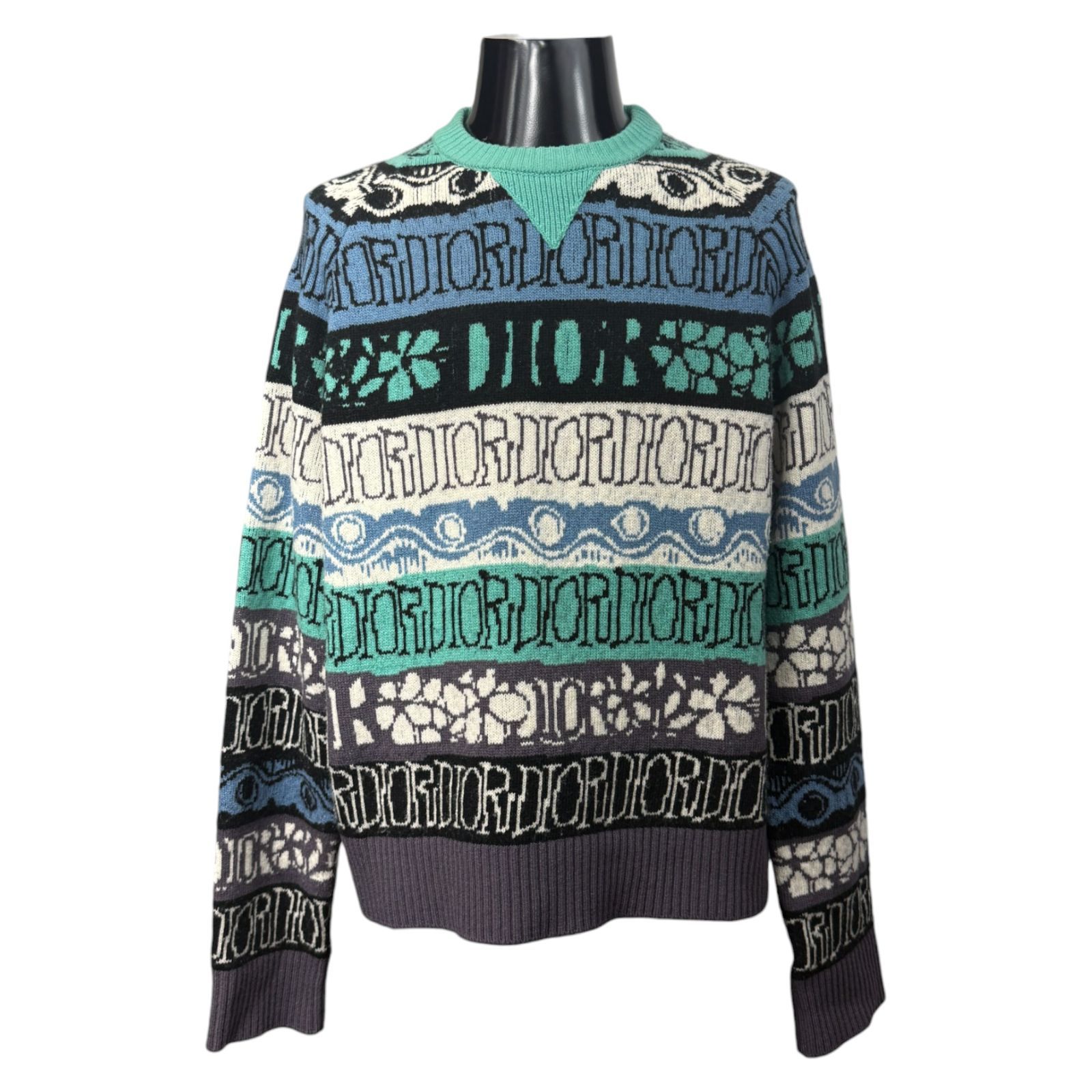 【 新品タグ付き 】 ディオール × ステューシー 限定コラボ ニット 現行 ショーン・ステューシーによる「ディオール」タギング、説明不要の格好良さ