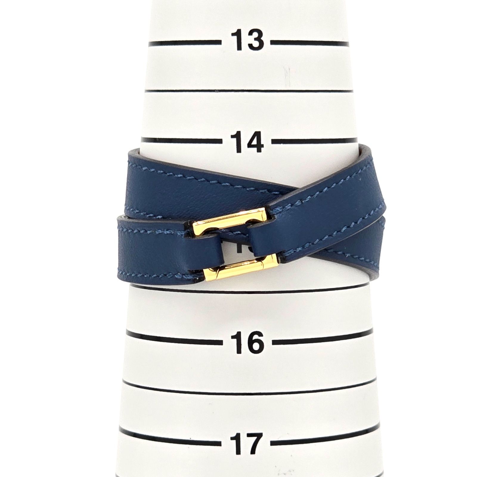 HERMES エルメス オーケリー ドゥブルトゥール レザー ブレスレット 2 
