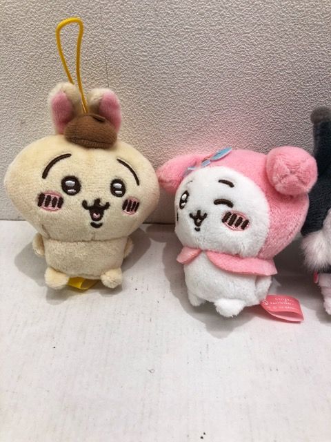 ちいかわ×サンリオキャラクターズ マスコット 5体セット ちいかわ ハチワレ うさぎ モモンガ くりまんじゅう 【G0794-007】110 ちいかわ×サンリオキャラクターズ マスコット 5体セット ちい