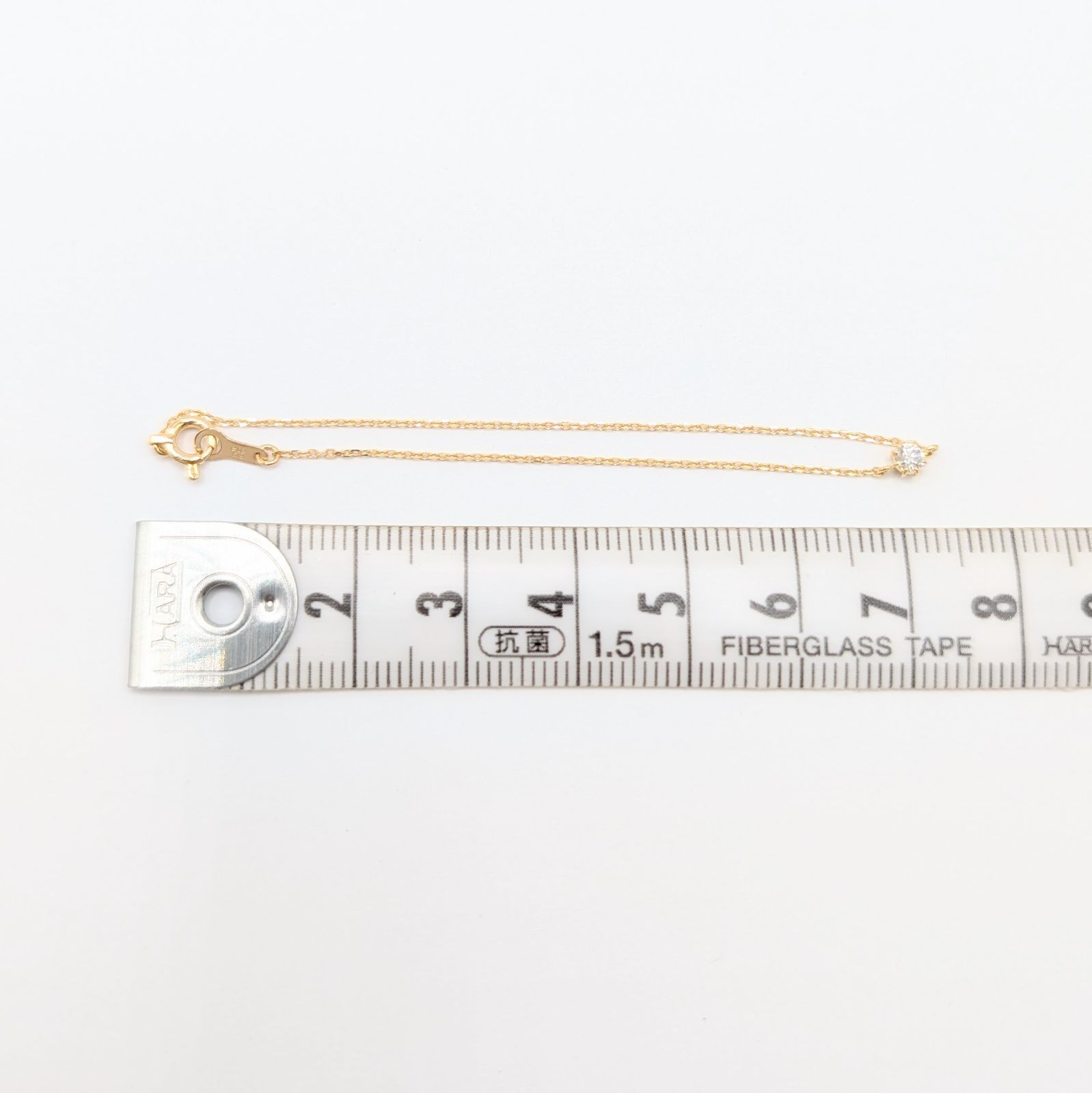 新品仕上済】エテ/ete 1Pダイヤモンド ブレスレット アンクレット 