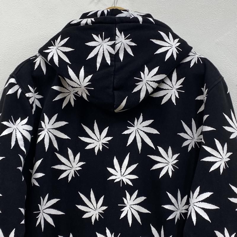 HUF ハフ パーカー 長袖 LEAF PRINT HOODIE マリファナ 大麻 プル