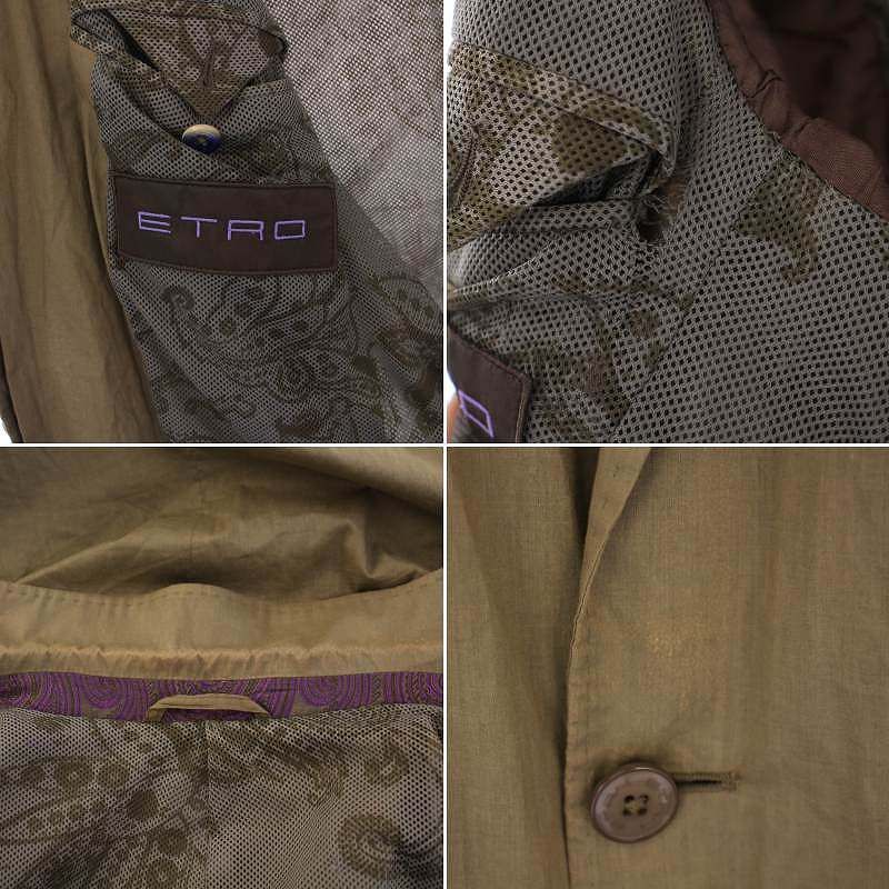 エトロ ETRO テーラードジャケット ブレザー アウター シングル