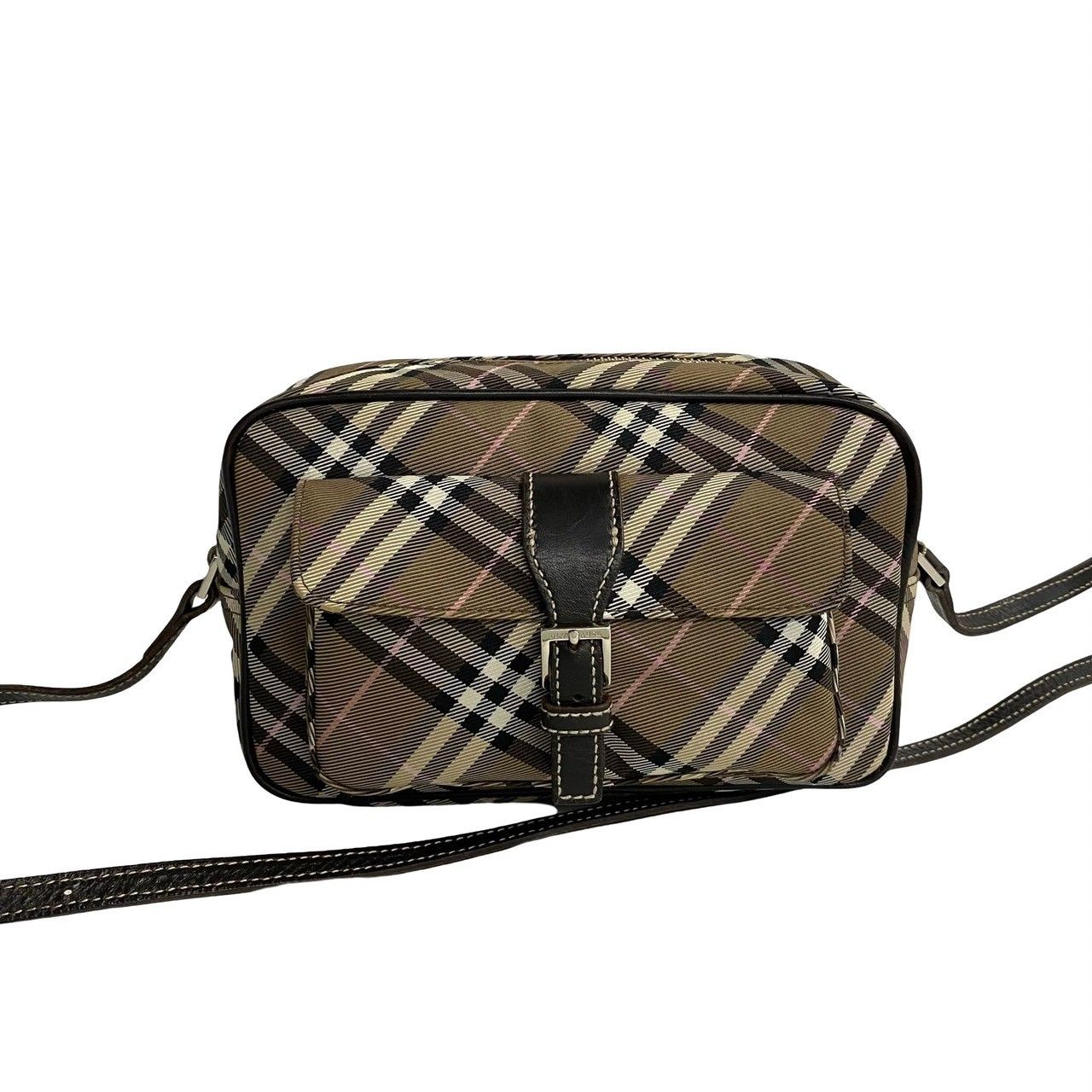 ほぼ未使用 BURBERRY BLUE LABEL バーバリーブルーレーベル チェック  