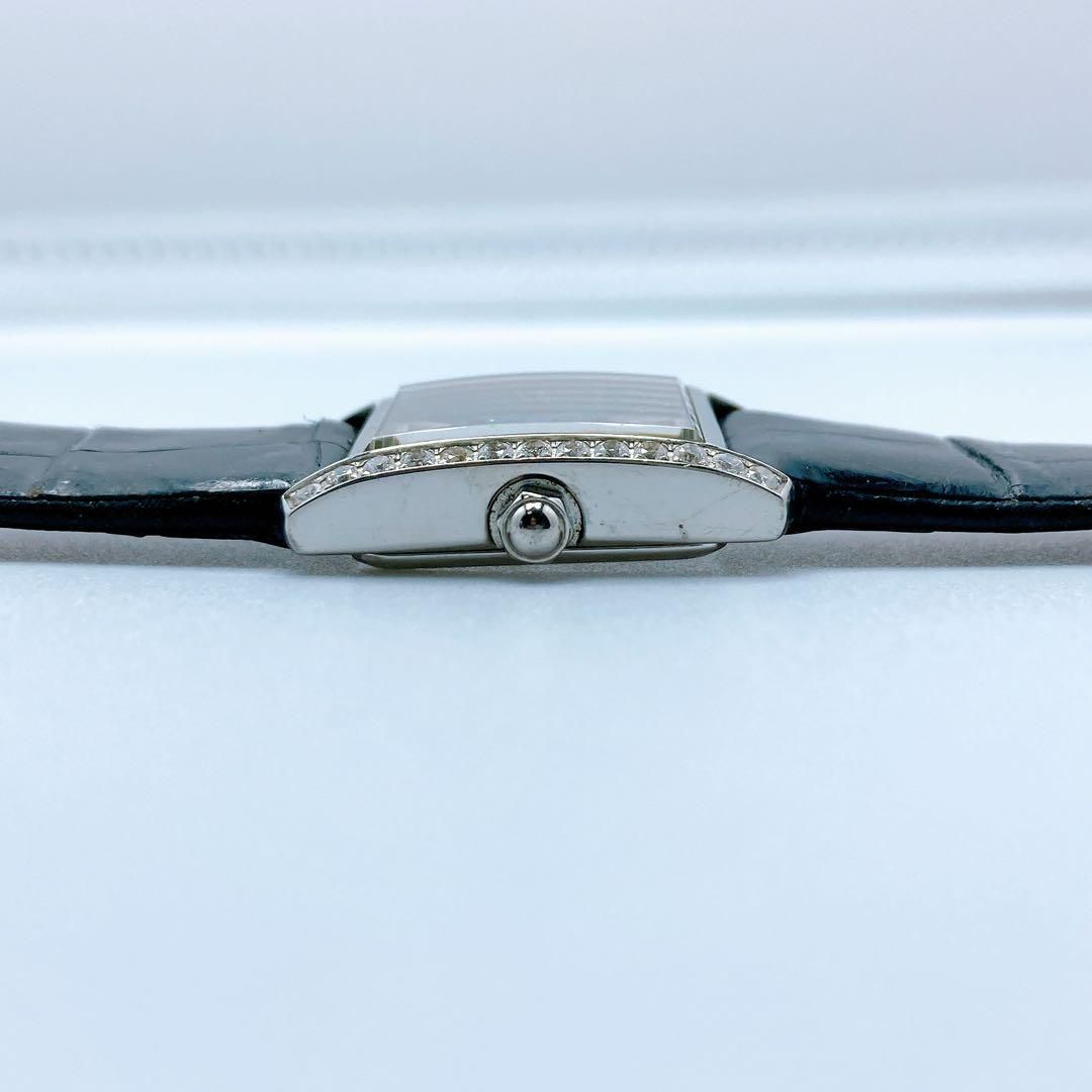 479 ルナージュ AD-011 ダイヤベゼル 0.5ct 青針 腕時計 - メルカリ 