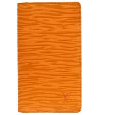 【中古】 美品 ルイヴィトン LOUIS VUITTON アジェンダ ポッシュ 手帳カバー エピ オレンジ レザー R2052H 05EJ767