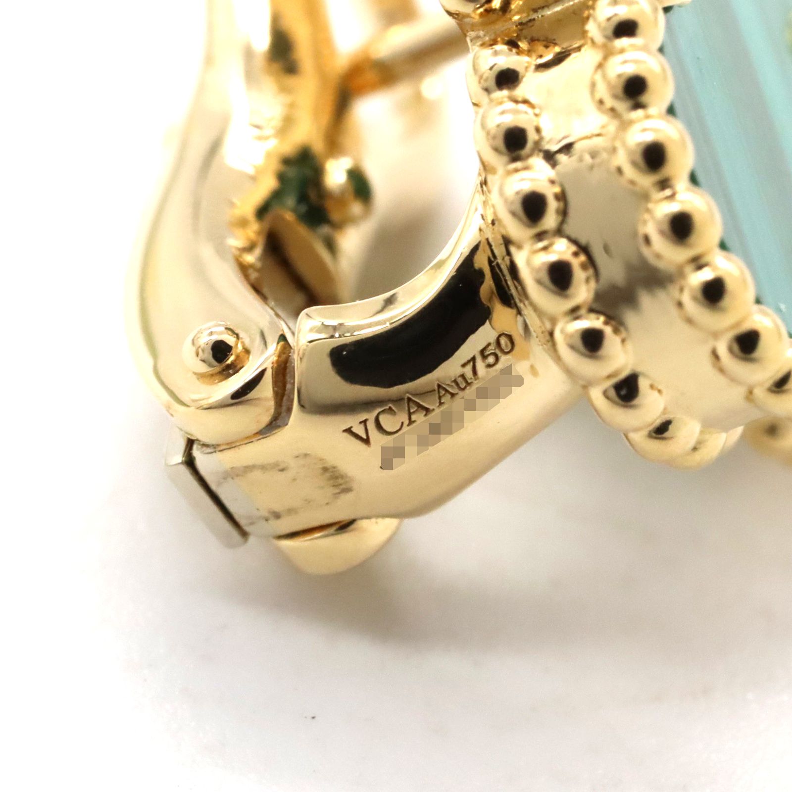 ヴァンクリーフ&アーペル　ヴィンテージアルハンブラ　マラカイト　ピアス 楽天市場】ヴァンクリーフ＆アーペル Van Cleef & Arpels ピアス