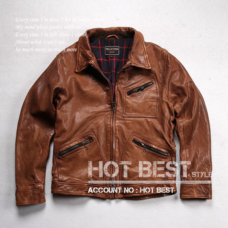 1.0mm シープスキン 30 sスタイル シングルライダース レザージャケット 植物鞣し ウォッシュ加工 羊革