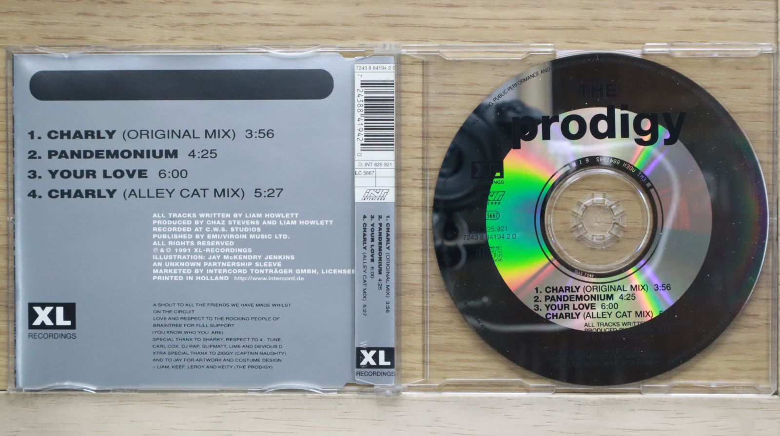 中古CD☆ザ・プロディジー/PRODIGY□ Charly 【825.921