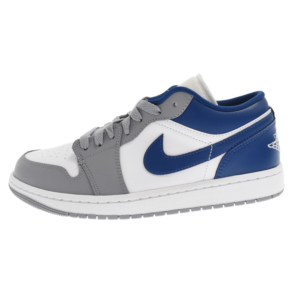 NIKE (ナイキ) AIR JORDAN1 LOW Grey and Blue エアジョーダン1
