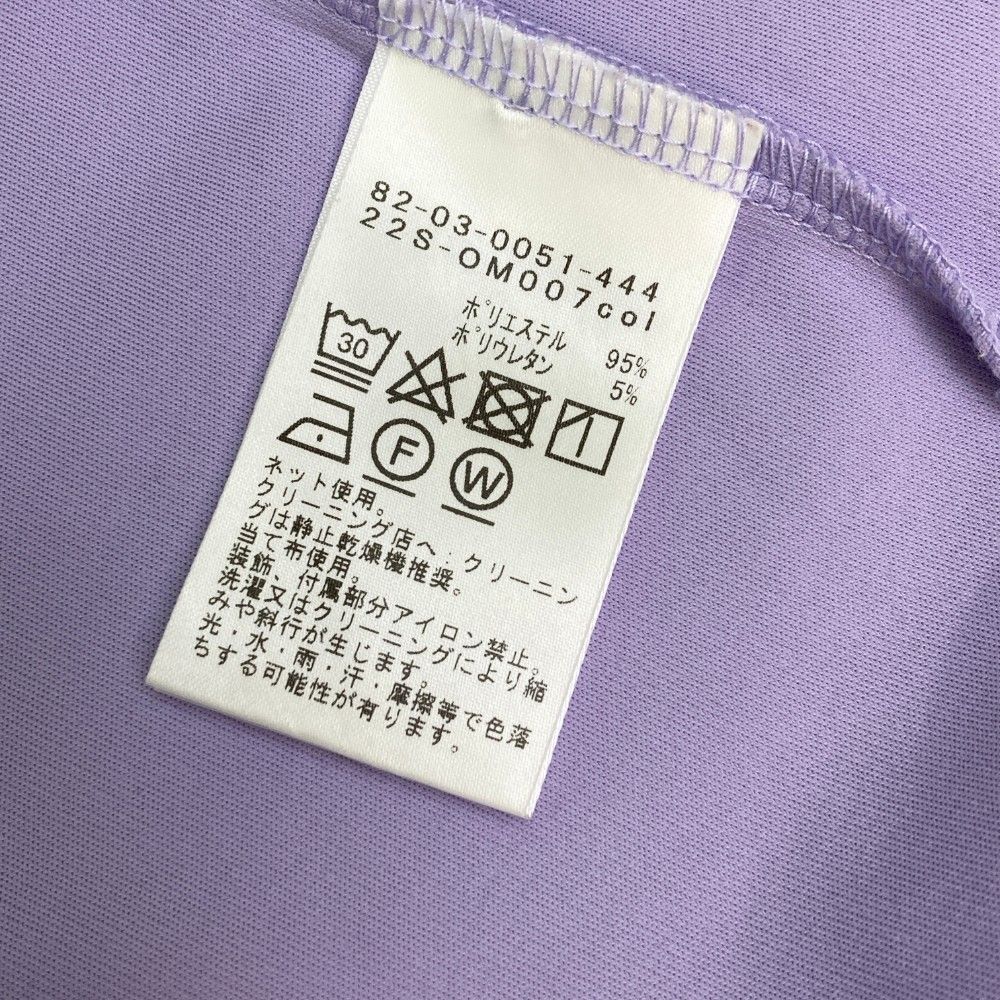 サイズ：L BEAMS GOLF ビームスゴルフ  ハイネック 半袖Tシャツ 花 総柄 パープル系 [240101500237] ゴルフウェア レディース ストスト BEAMS GOLF ビームスゴルフ ハイネック 半袖Tシャツ 花 総柄