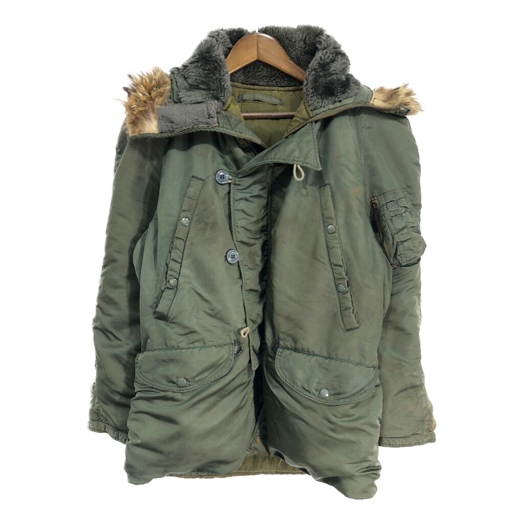 米軍実物 U.S.エアフォース N-3B コヨーテファー 6279F(?) オリーブ