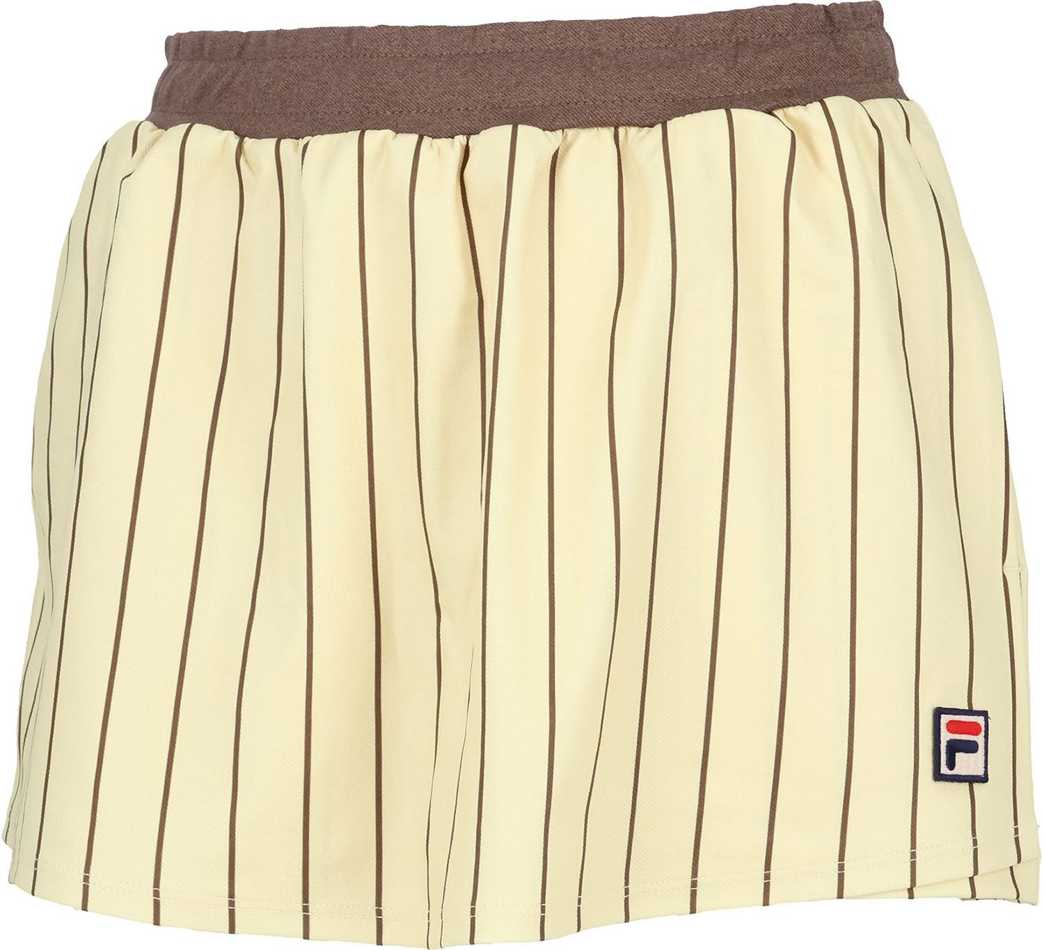 フィラ FILA テニス ラップショートパンツ レディース ウィメンズ 女性 大人 半ズボン ボトムス スコート スカート ウェア ロゴ ストライプ すっきりシルエット 部活動 クラブ EL0230 20Z ネイビー