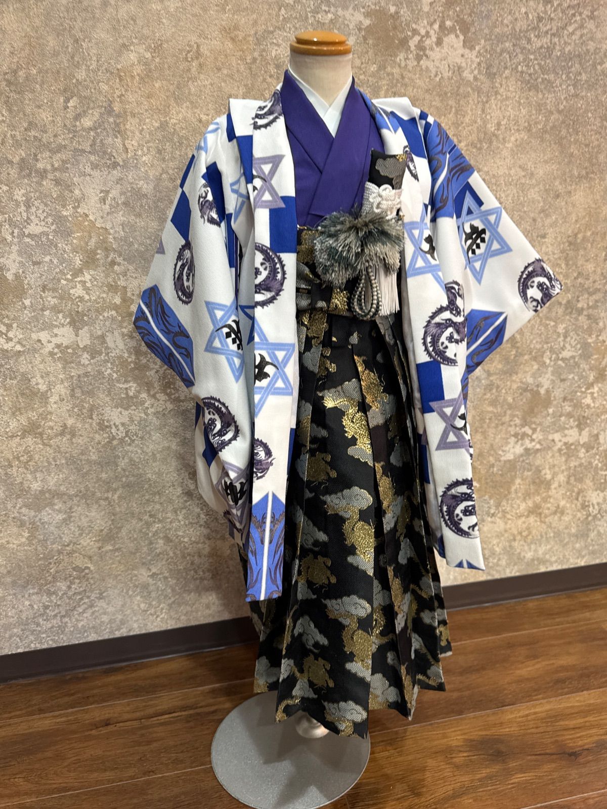 5歳男の子 七五三着物＋袴セット 式部ロマン