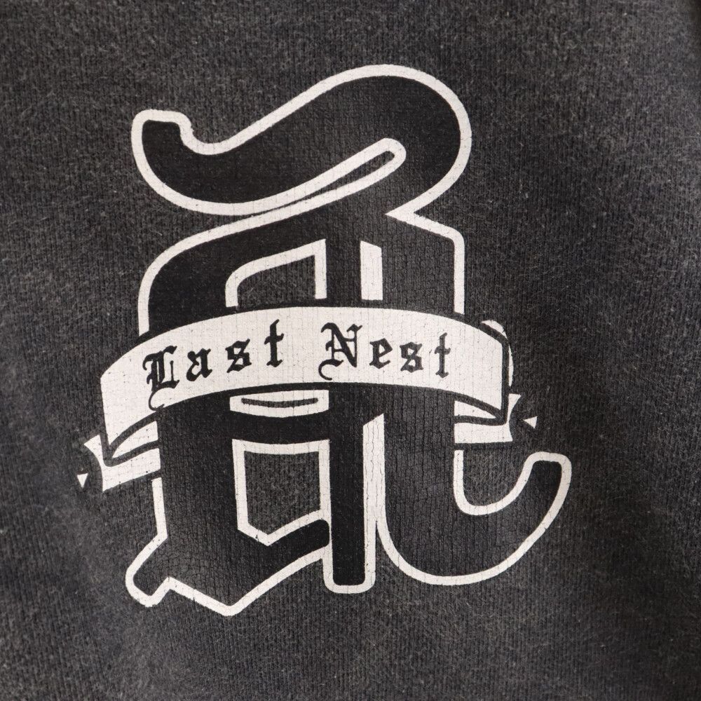 ASKYURSELF (アスクユアセルフ) ×LAST NEST fleur de lis hoodie ラストネスト フード プルオーバースウェット パーカー グレー - メルカリ