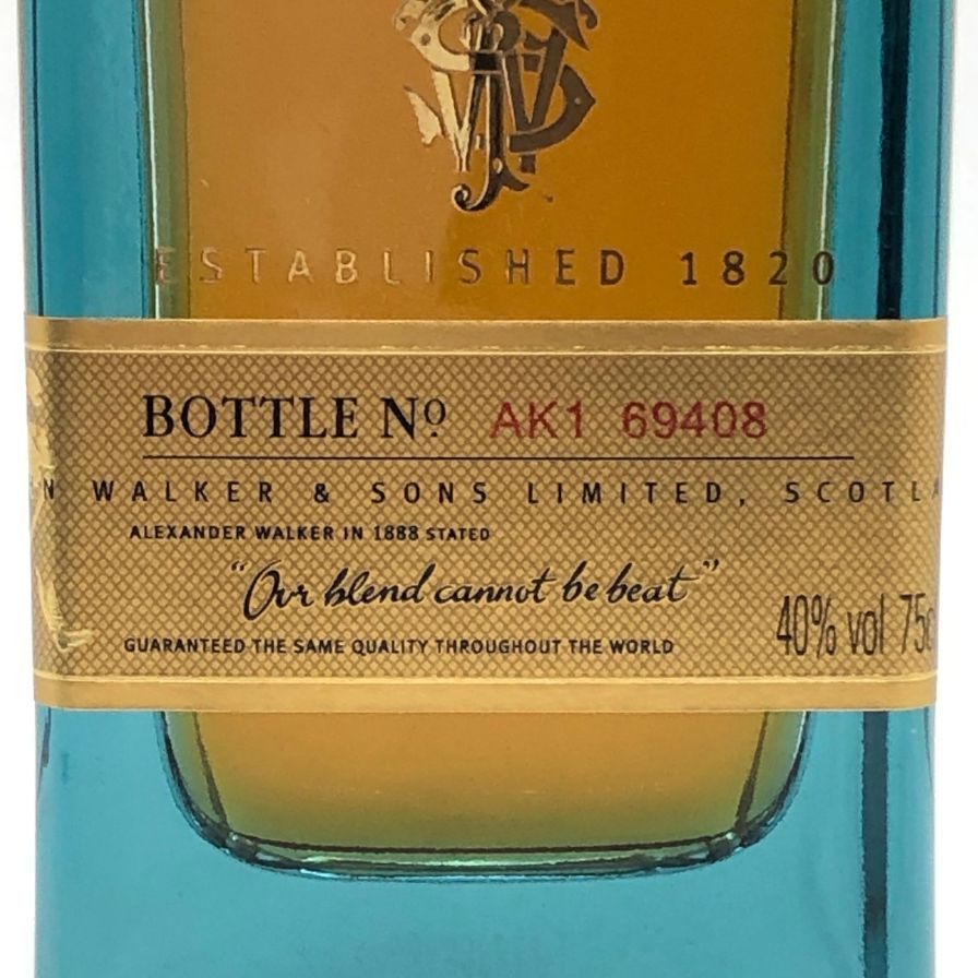 ジョニーウォーカーブルーラベル 43% 1000ml Amazon.co.jp: [正規品] ジョニーウォーカー ブルーラベル