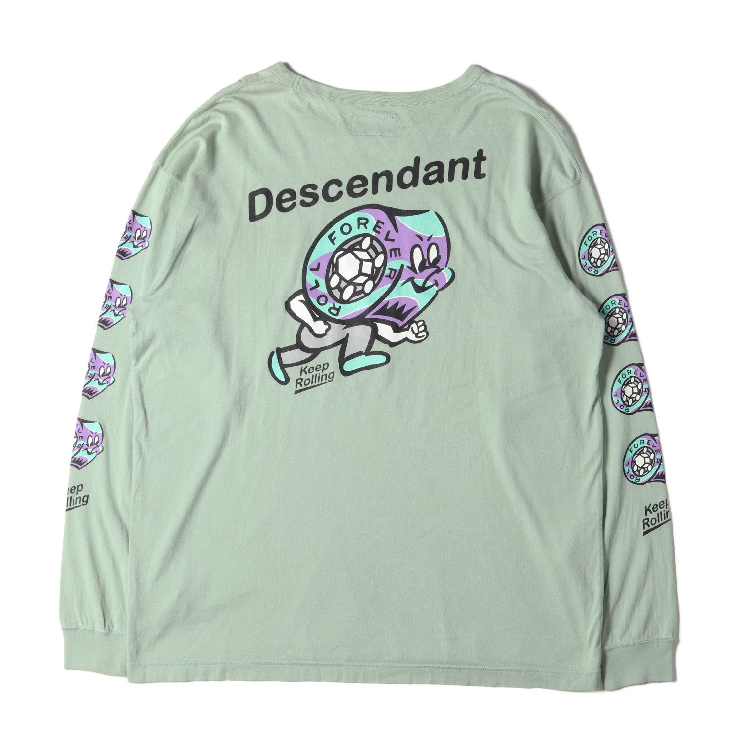 DESCENDANT ディセンダント Tシャツ サイズ:1 キャラクタープリント 