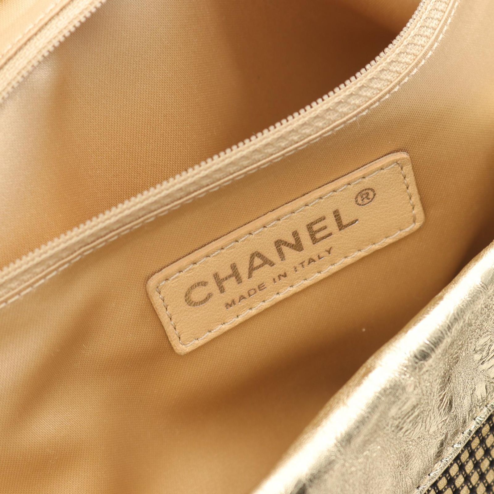 シャネル CHANEL ショルダーバッグ クルーズライン ゴールド 