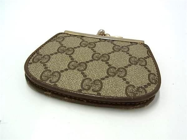 ヴィンテージ　GUCCI コインケース　GG オールドグッチ　レア　ブラウン gucci-708.jpg