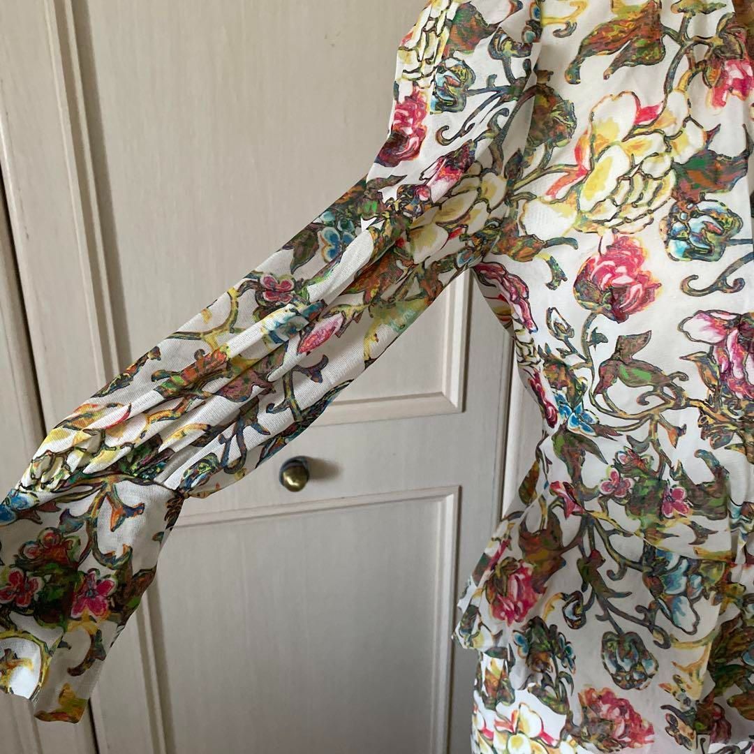 I vivien tam 花柄 総柄 ブラウス シャツ セットアップ スカート