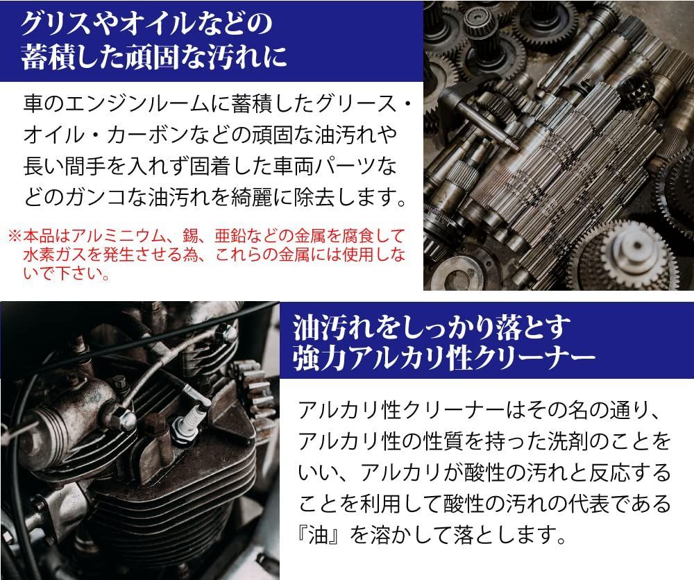 油汚れ用洗剤 18L 大容量 日本製 超強力油汚れクリーナー クリーナー 業務用 強力洗剤 厨房 床 換気扇 油汚れ 車 エンジンルーム エンジン洗浄剤  汚れ落とし グリス オイル カーボン除去 カークリーナー 油落し 油取り ワックス オイル グリス除去 - メルカリ