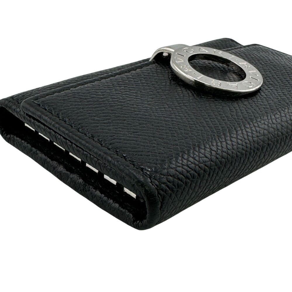 BVLGARI ブラック レザー キーケース⁄Reo. ブルガリ BVLGARI 6連キー