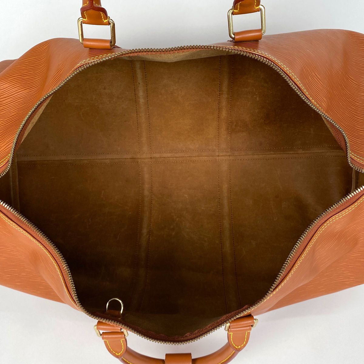 ルイヴィトン M42958モノグラム キーポル55 ジパングゴールド ブラウン