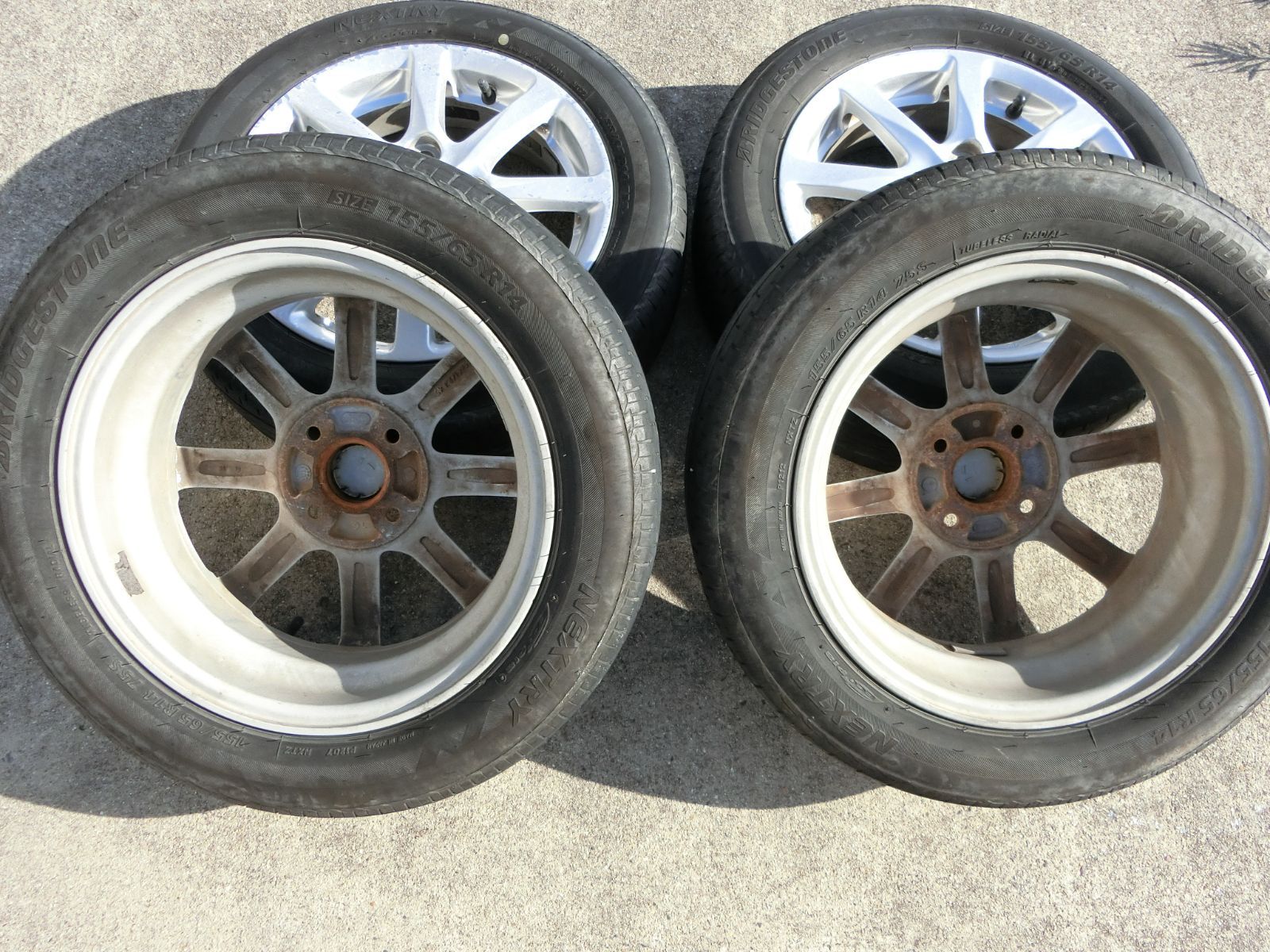 ダイハツ タント 純正ホイール 14インチ 4.5J PCD100 4穴 ET45 NEXTRY