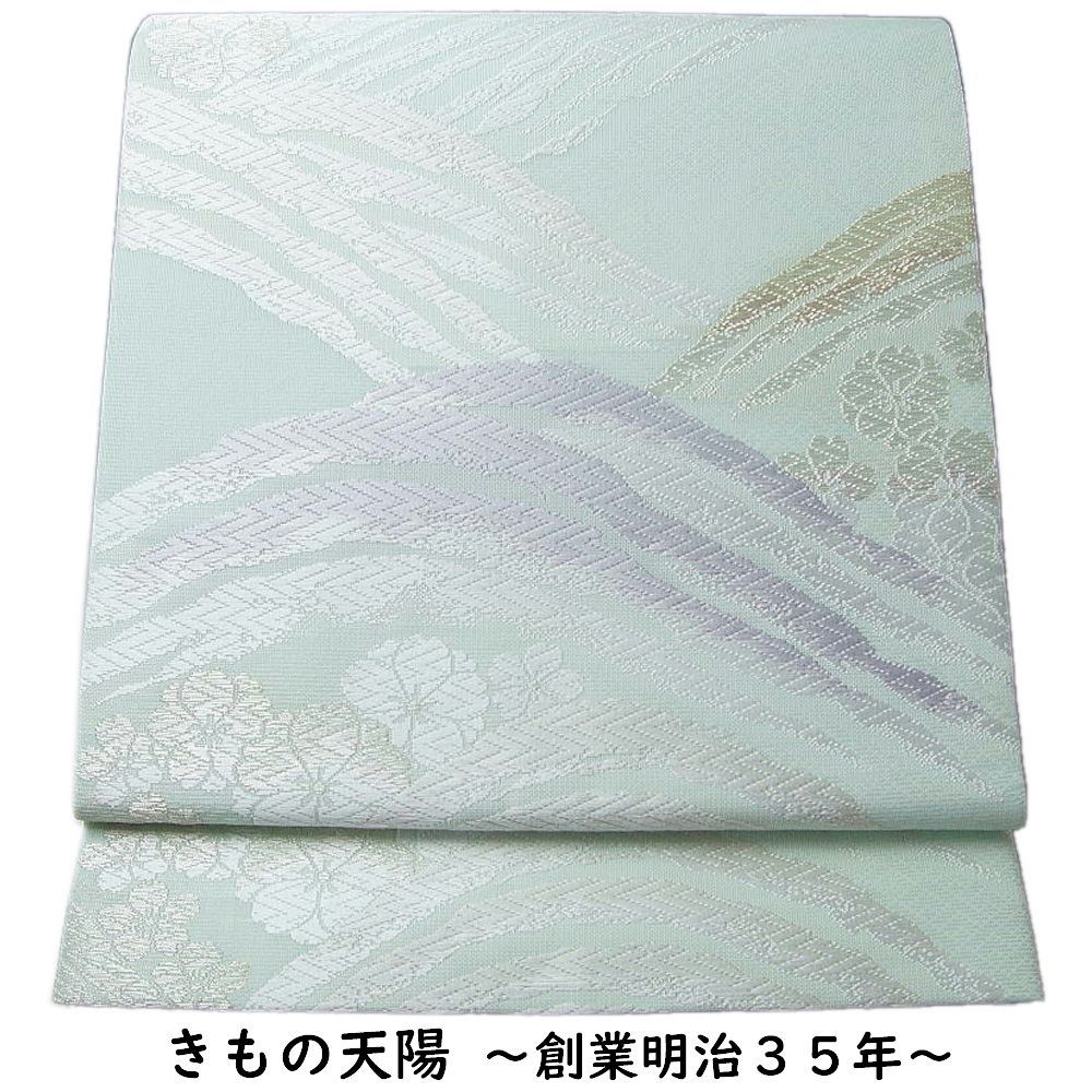 ☆美品 夏帯 訪問着 無地用 西陣織 紗 袋帯（正絹）仕立上り